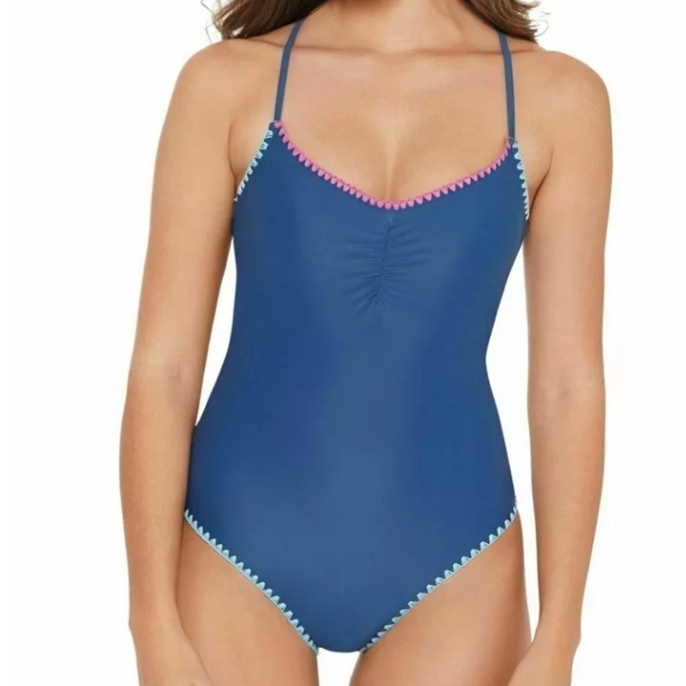 SALT & Cove Slate Grey One Piece Swimsuit